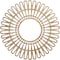 Ekena Millwork Cornelius Wood Fretwork Pierced Ceiling Medallion, Red Oak, 32"OD x 11 7/8"ID x 1/4"T CMWP32X0250CRRO - alternate 1